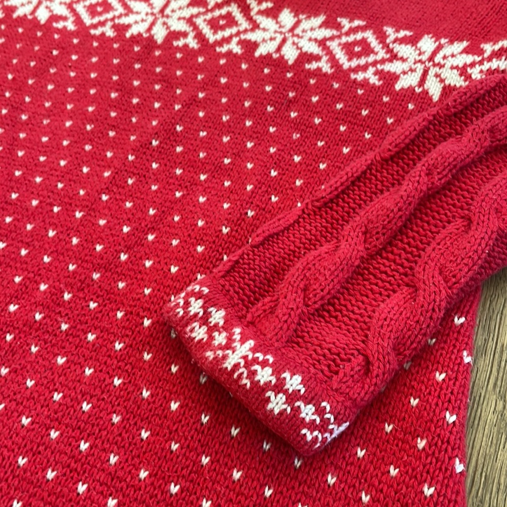 NWOT-Hanna Andersson Girl’s Nordic Sweater Dress - Picture 3 of 6